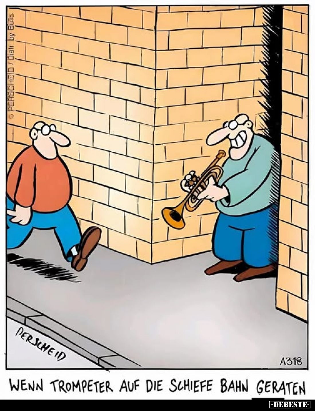 Wenn Trompeter auf die schiefe Bahn geraten