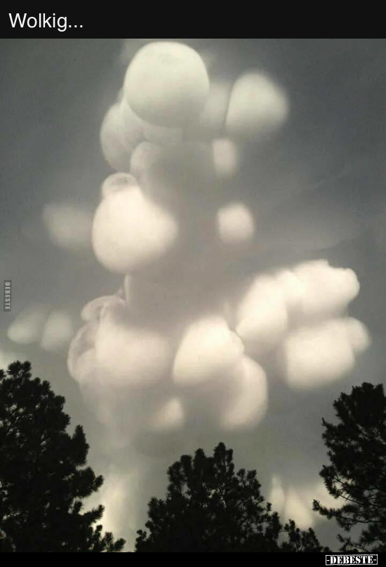 Wolkig...