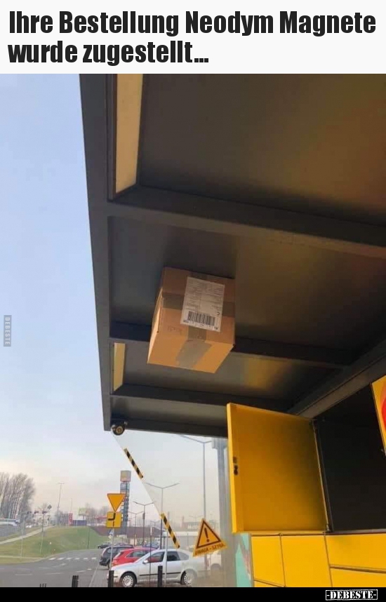 Ihre Bestellung Neodym Magnete wurde zugestellt...