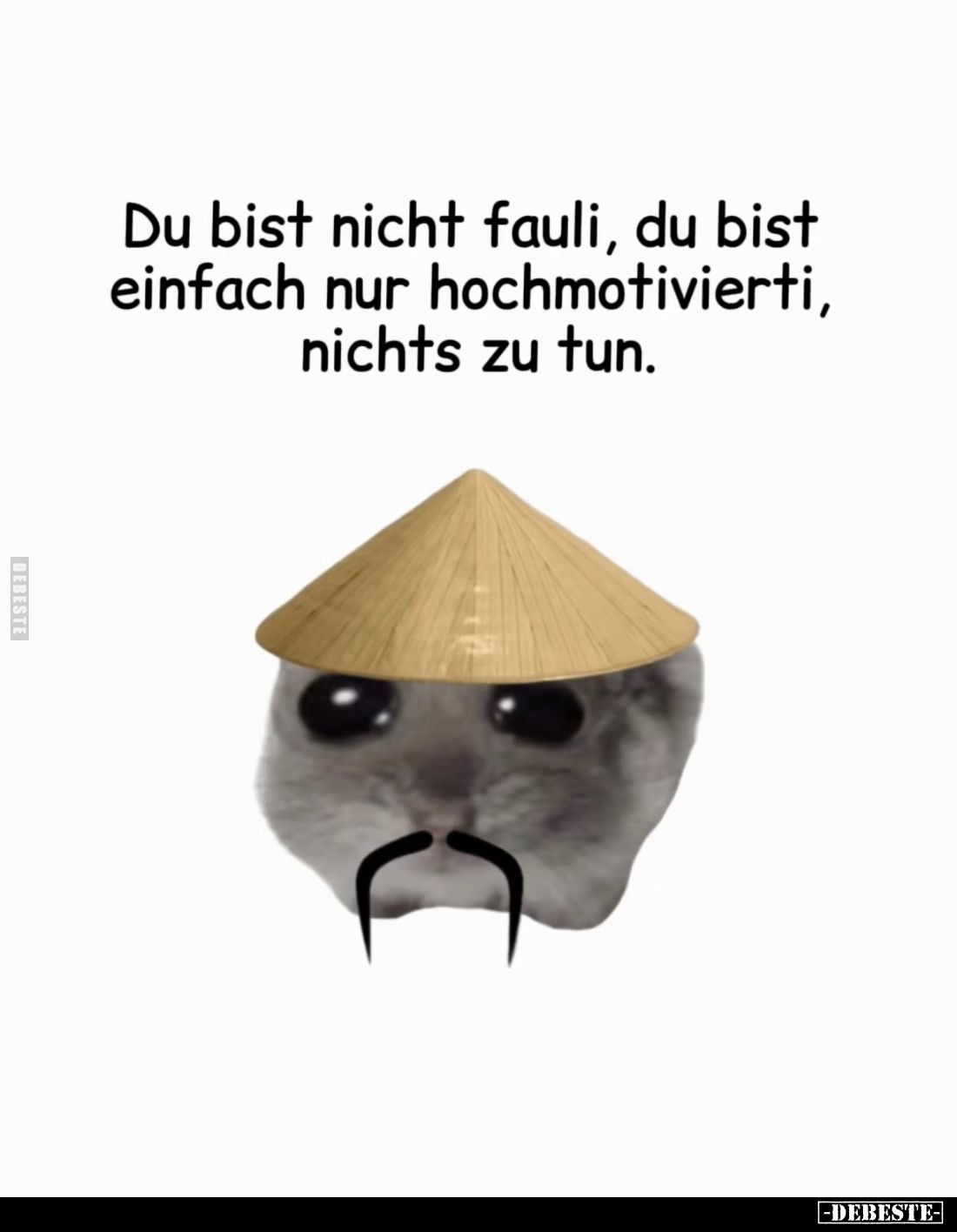 Du bist nicht fauli, du bist einfach nur hochmotivierti, nichts zu tun.