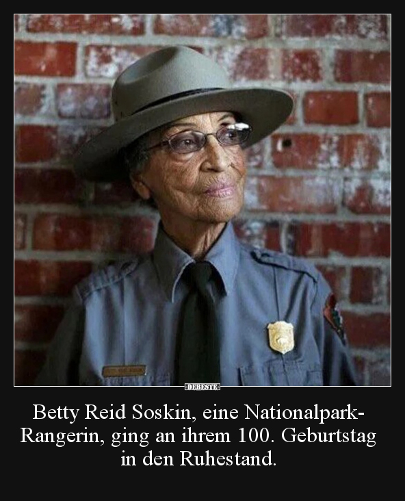 Betty Reid Soskin, eine Nationalpark-Rangerin, ging an.. - Lustige Bilder | DEBESTE.de