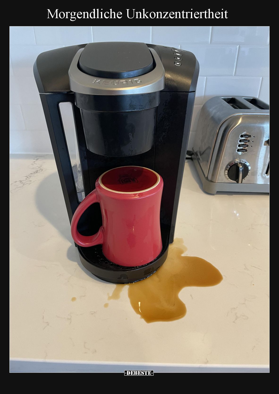 Morgendliche Unkonzentriertheit