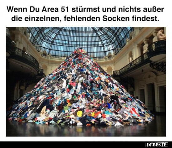 Wenn Du Area 51 stürmst und nichts außer die einzelnen..