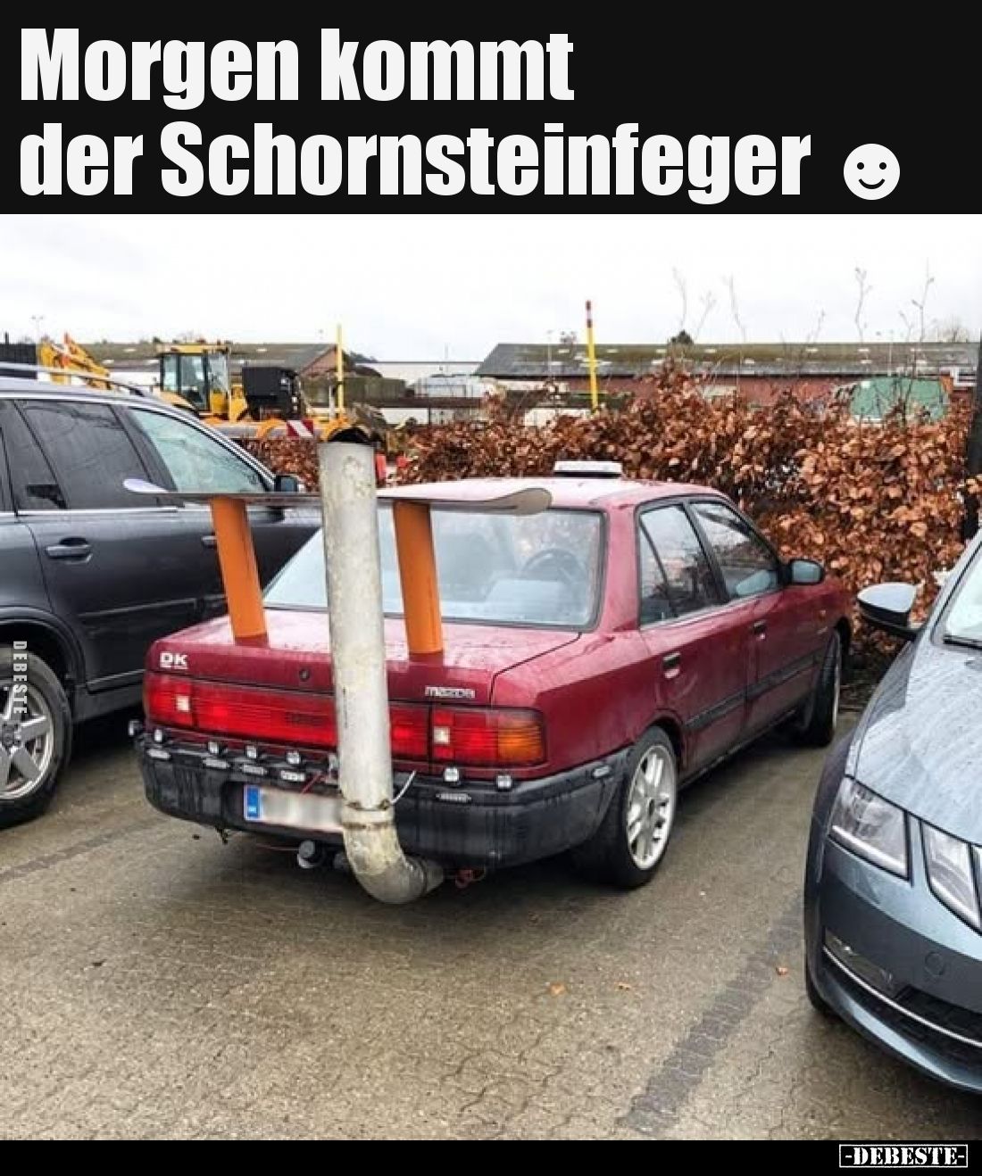 Morgen kommt der Schornsteinfeger.