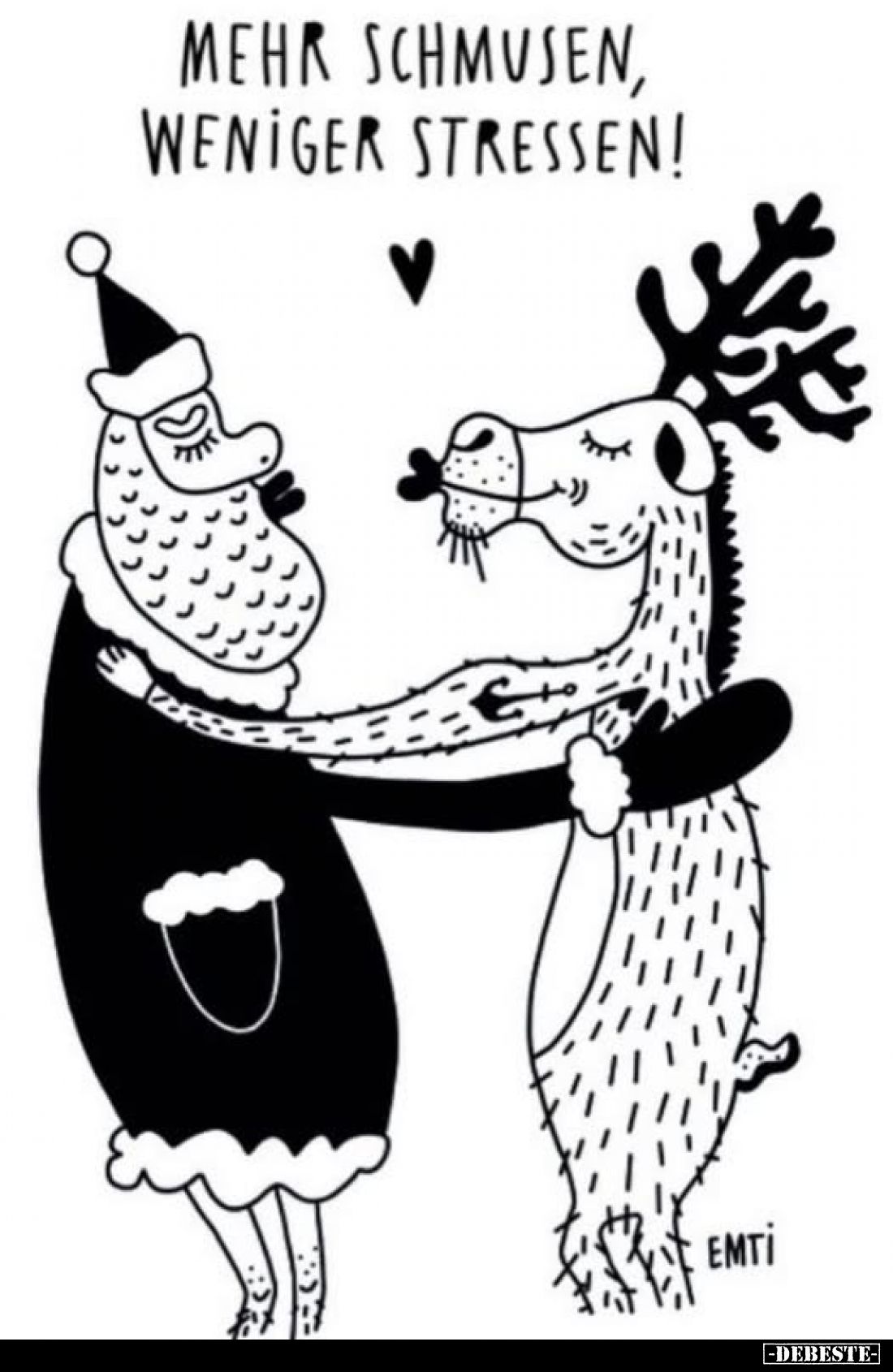 Mehr schmusen, weniger stressen!.. - Lustige Bilder | DEBESTE.de