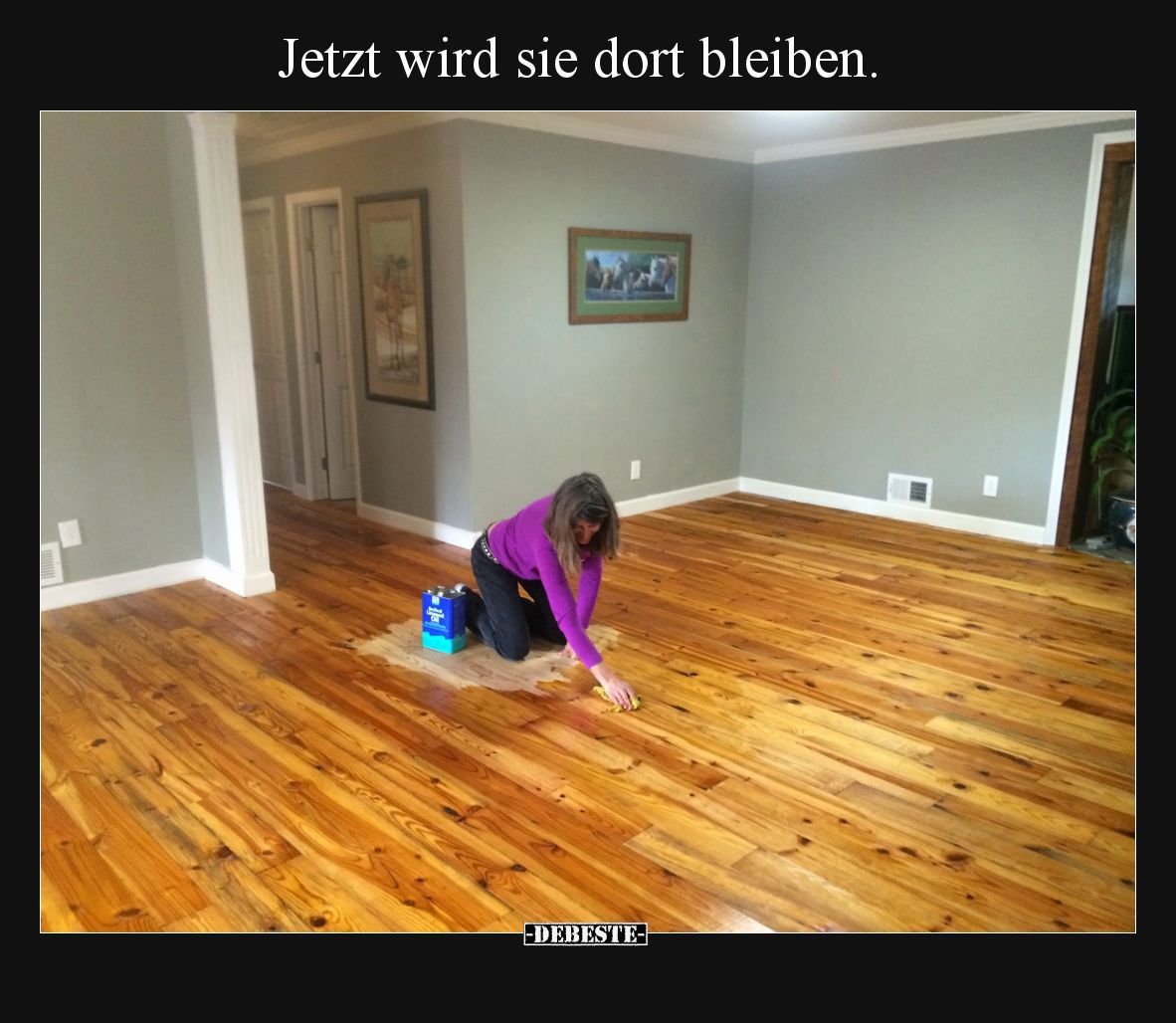 Jetzt wird sie dort bleiben... - Lustige Bilder | DEBESTE.de