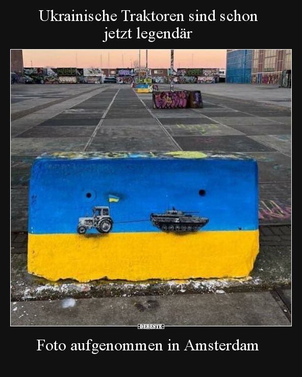 Ukrainische Traktoren sind schon jetzt legendär.. - Lustige Bilder | DEBESTE.de