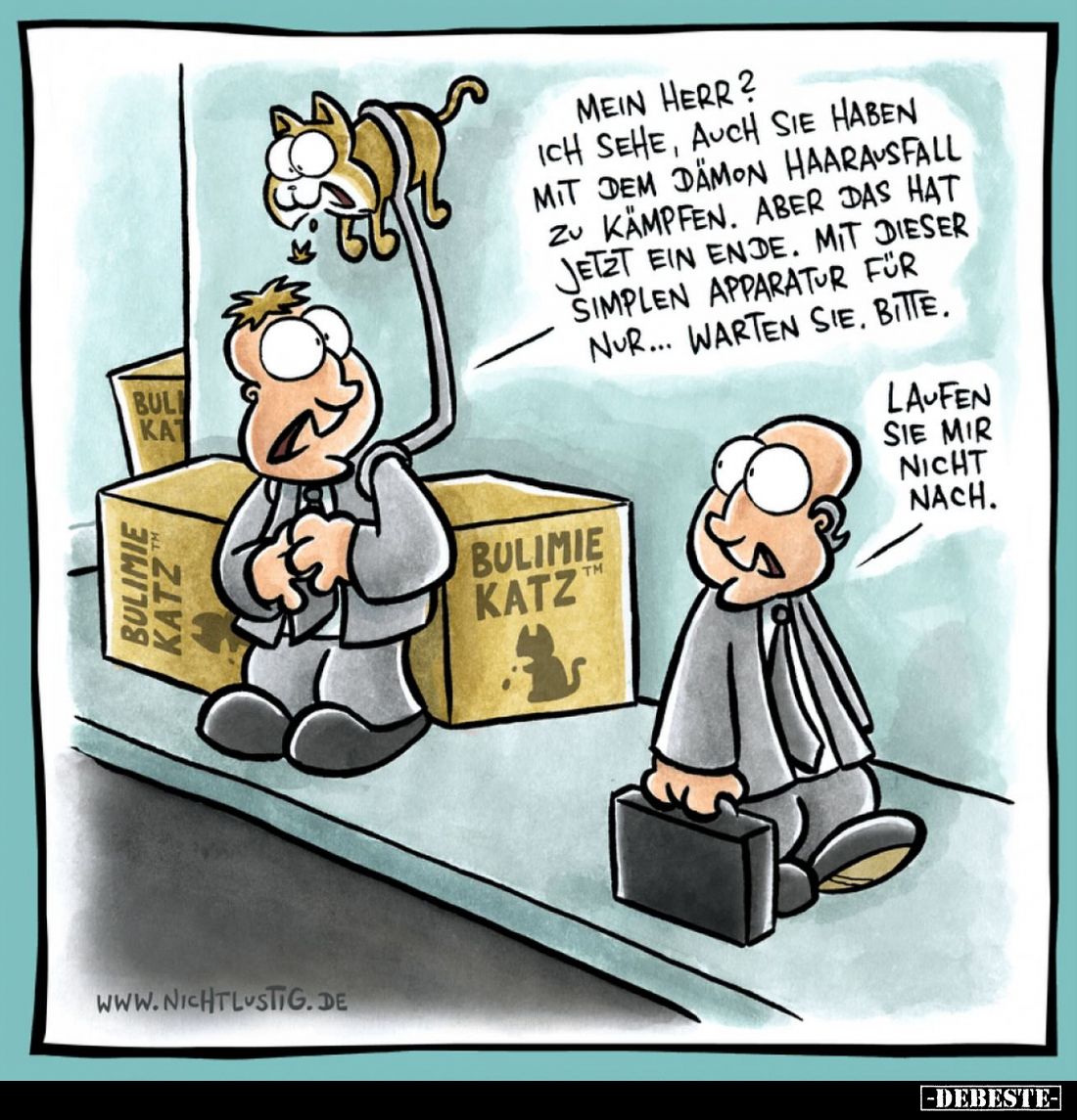 Mein Herr?
Ich sehe, auch Sie haben mit dem Dämon Haarausfall zu kämpfen. Aber das hat jetzt ein Ende. Mit dieser simplen Ap...