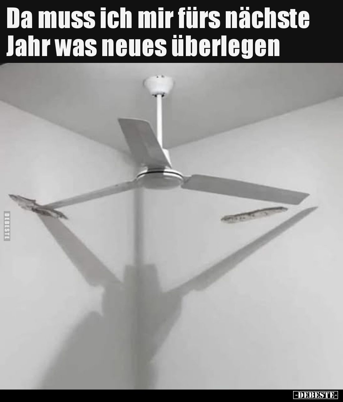 Da muss ich mir fürs nächste Jahr was neues überlegen.