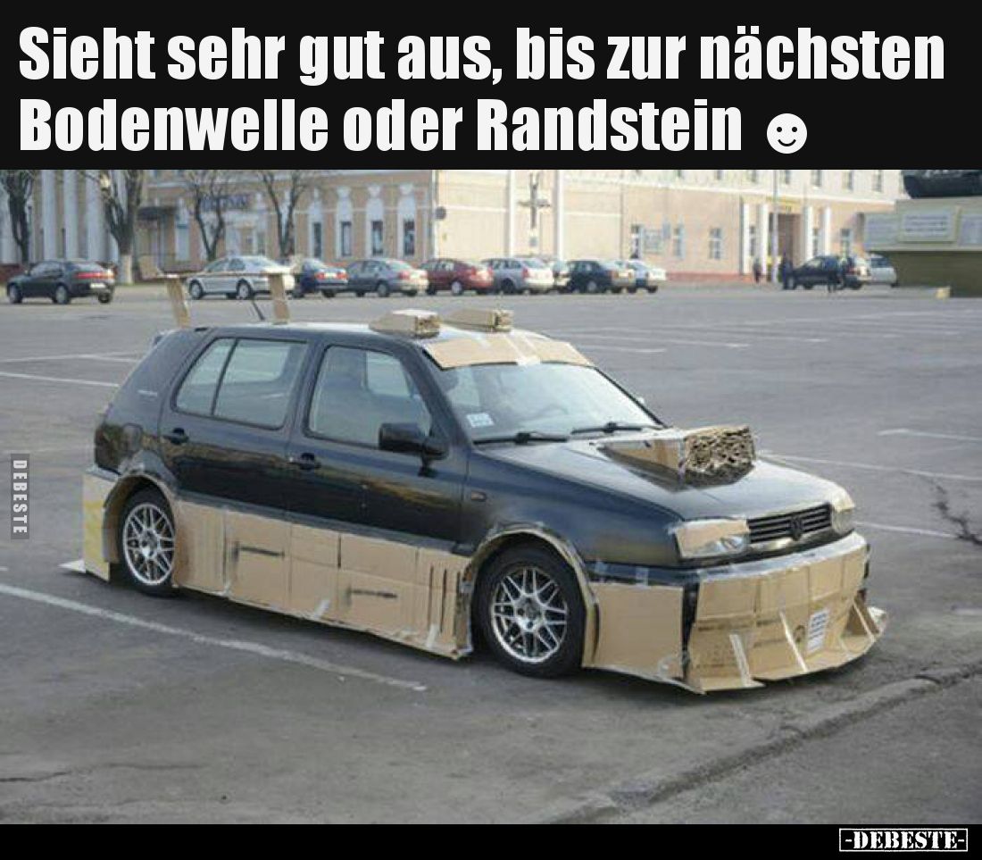 Sieht sehr gut aus, bis zur nächsten Bodenwelle oder Randstein.