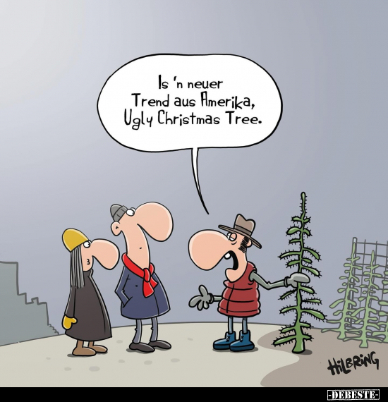 Is 'n neuer Trend aus Amerika, Ugly Christmas Tree... - Lustige Bilder | DEBESTE.de