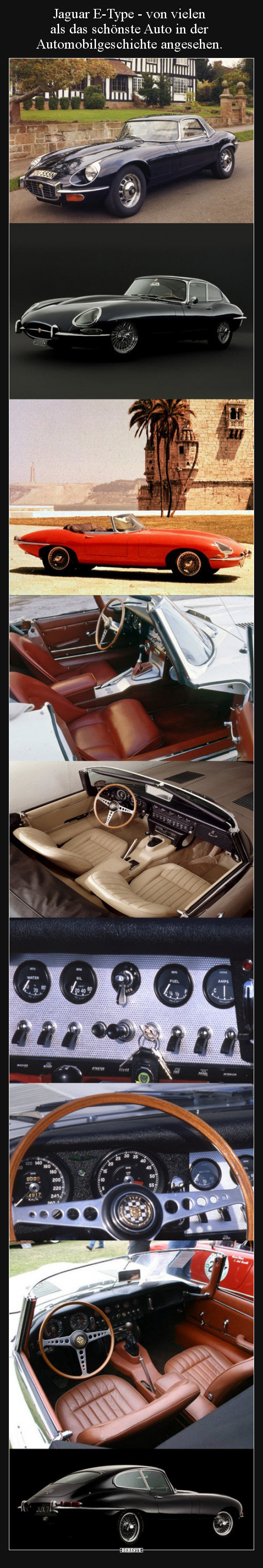 Jaguar E-Type - von vielen als das schönste Auto in der.. - Lustige Bilder | DEBESTE.de