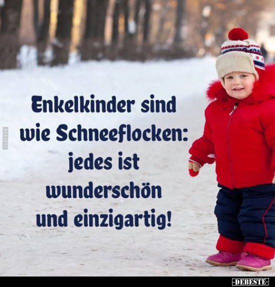 Enkelkinder sind wie Schneeflocken.. - Lustige Bilder | DEBESTE.de