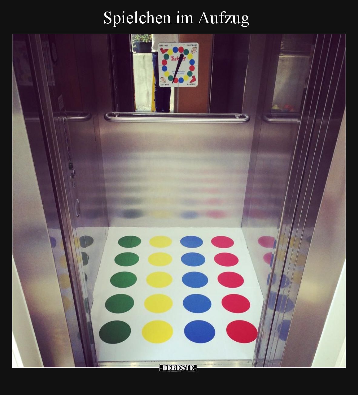 Spielchen im Aufzug