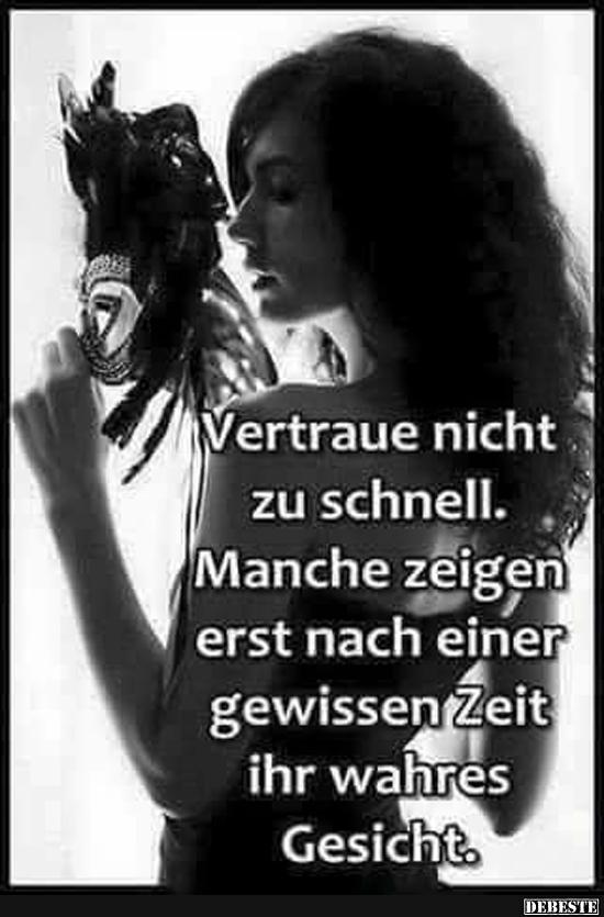 Vertraue nicht zu schnell..