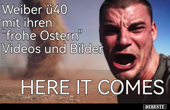 Weiber ü40 mit ihren "frohe Ostern" Videos und.. - Lustige Bilder | DEBESTE.de