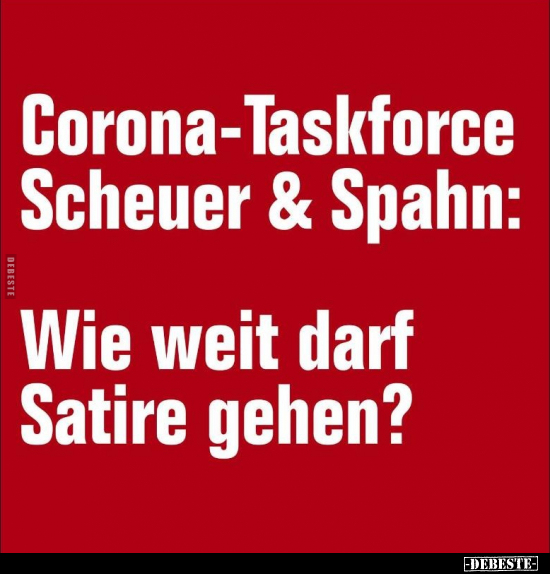 Corona-Taskforce Scheuer & Spahn.. - Lustige Bilder | DEBESTE.de