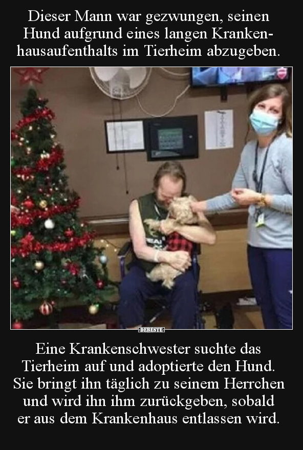 Dieser Mann war gezwungen, seinen Hund aufgrund eines.. - Lustige Bilder | DEBESTE.de