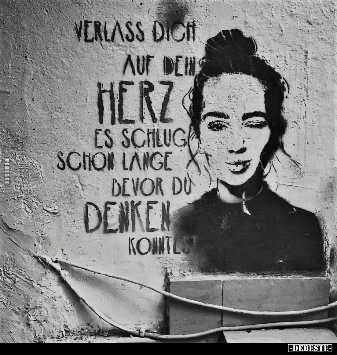 Verlass Dich auf Dein Herz. Es schlug schon lange bevor Du.. - Lustige Bilder | DEBESTE.de