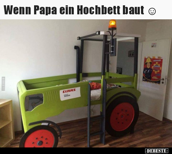 Wenn Papa ein Hochbett baut.. - Lustige Bilder | DEBESTE.de