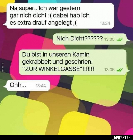 Na super... Ich war gestern gar nich dicht :( - Lustige Bilder | DEBESTE.de