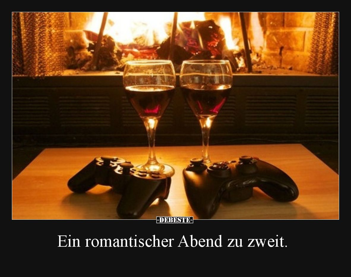 Ein romantischer Abend zu zweit.