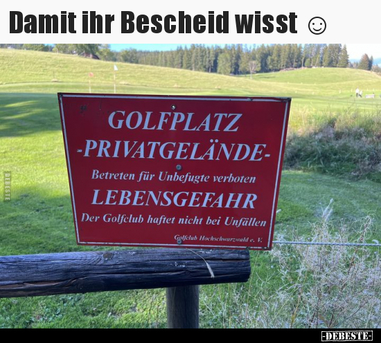 Damit ihr Bescheid wisst ☺.. - Lustige Bilder | DEBESTE.de