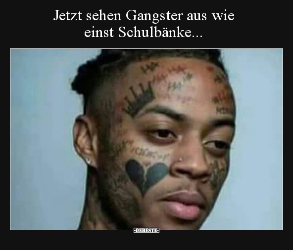 Jetzt sehen Gangster aus wie einst Schulbänke...