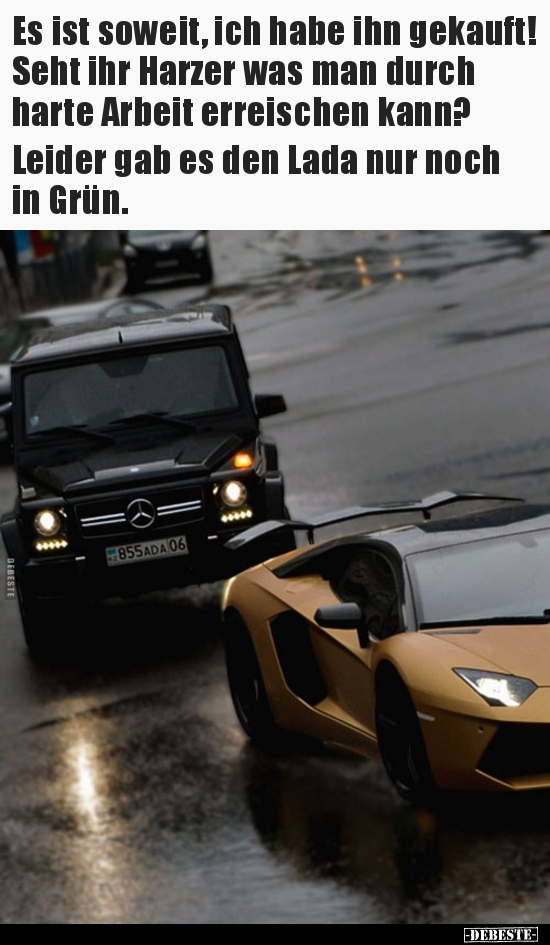 Es ist soweit, ich habe ihn gekauft! Seht ihr Harzer was..