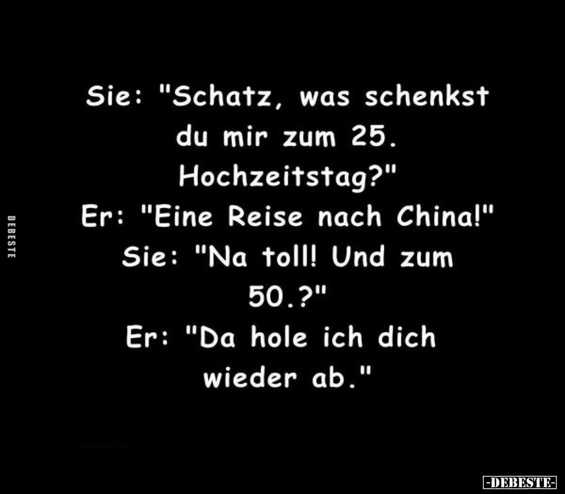Sie: "Schatz, was schenkst du mir zum 25. Hochzeitstag?.." - Lustige Bilder | DEBESTE.de