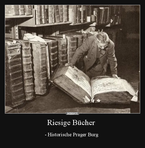 Riesige Bücher..