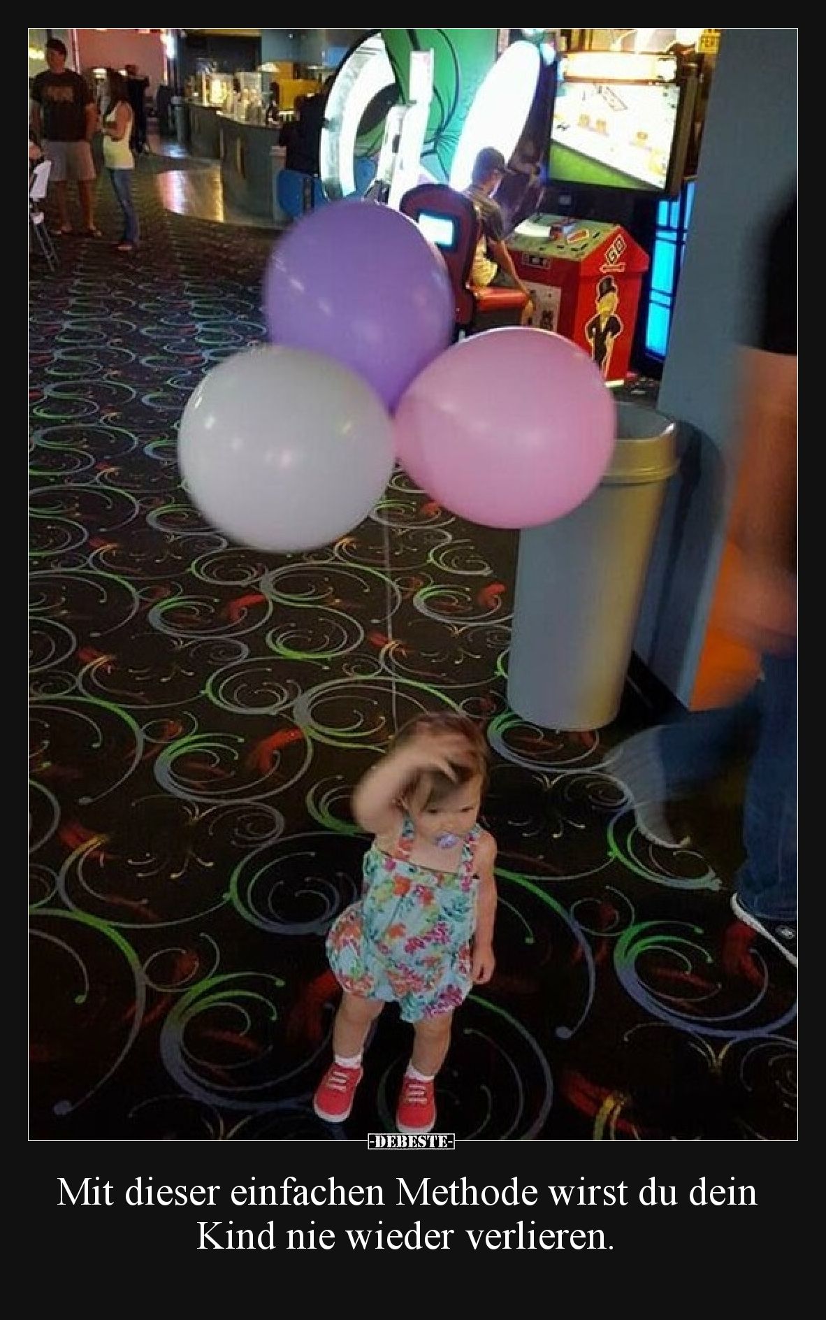 Mit dieser einfachen Methode wirst du dein Kind nie wieder verlieren.