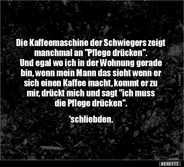 Die Kaffeemaschine der Schwiegers zeigt manchmal.. - Lustige Bilder | DEBESTE.de