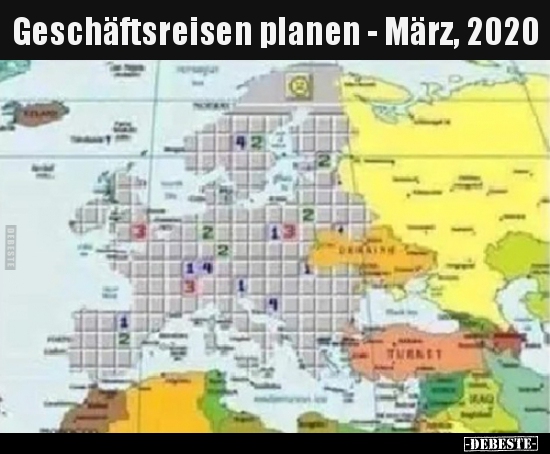 Geschäftsreisen planen - März, 2020.. - Lustige Bilder | DEBESTE.de