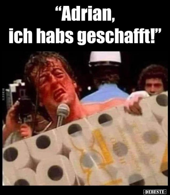 "Adrian, ich habs geschafft!".. - Lustige Bilder | DEBESTE.de