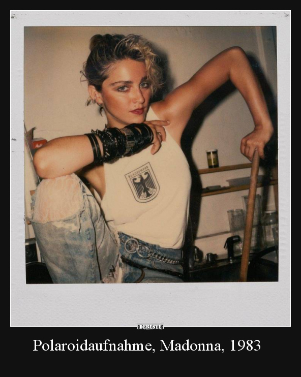 Polaroidaufnahme, Madonna, 1983.. - Lustige Bilder | DEBESTE.de