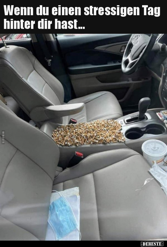 Wenn du einen stressigen Tag hinter dir hast...