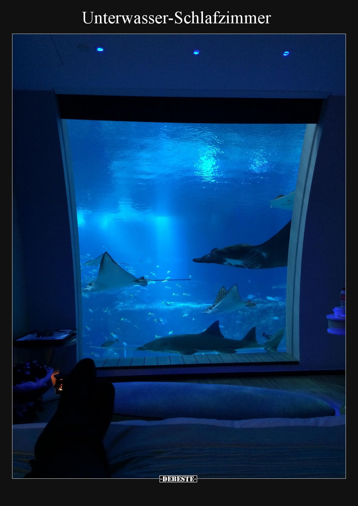 Unterwasser-Schlafzimmer