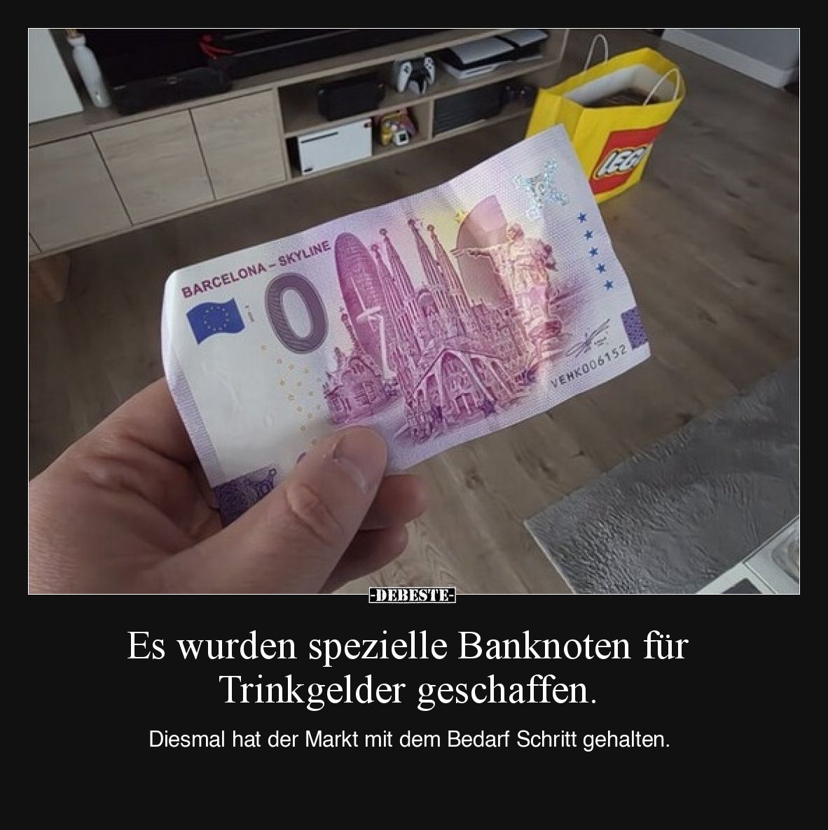 Es wurden spezielle Banknoten für Trinkgelder geschaffen. Diesmal hat der Markt mit dem Bedarf Schritt gehalten.