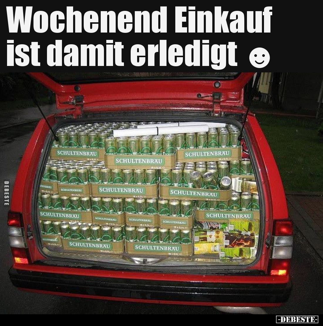 Wochenend Einkauf ist damit erledigt.. - Lustige Bilder | DEBESTE.de