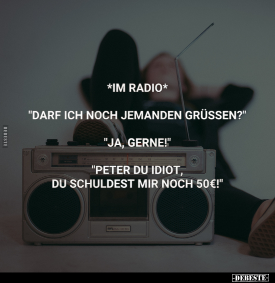 *Im Radio*.. - Lustige Bilder | DEBESTE.de