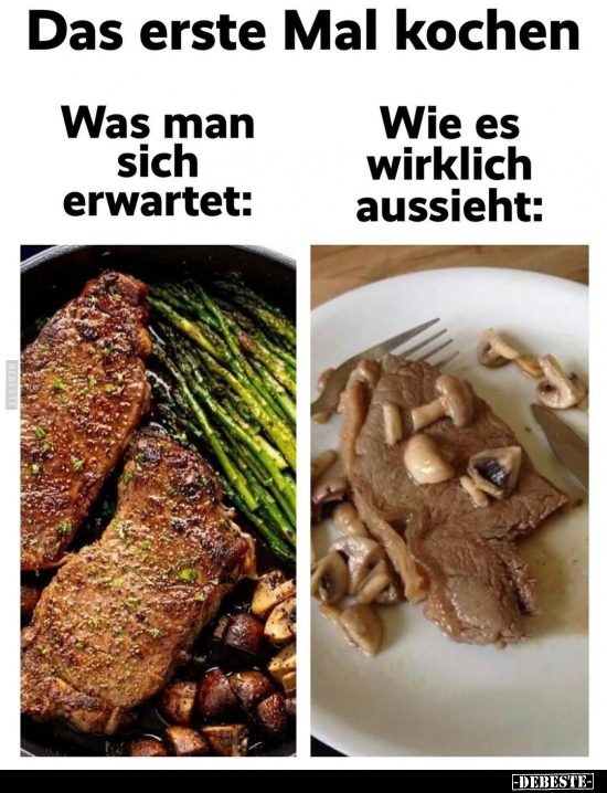 Das erste Mal kochen.. - Lustige Bilder | DEBESTE.de