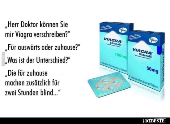 "Herr Doktor können Sie mir Viagra verschreiben?".. - Lustige Bilder | DEBESTE.de