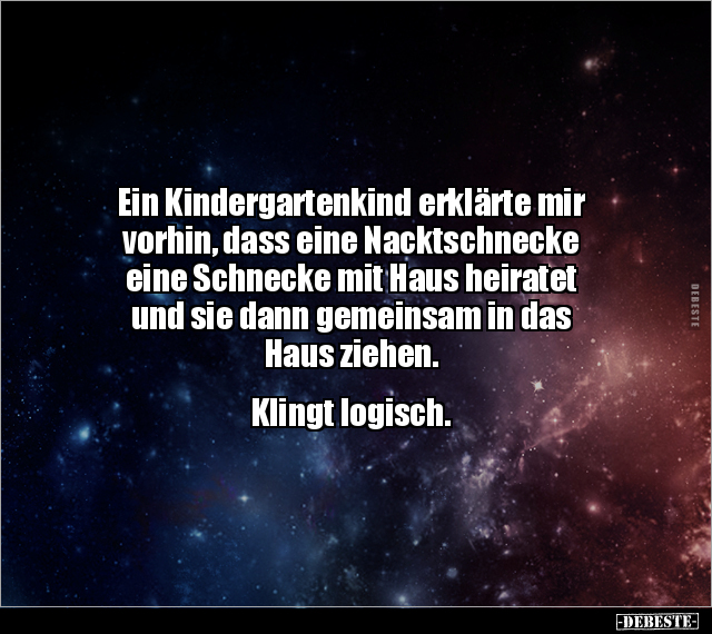 Ein Kindergartenkind erklärte mir vorhin, dass eine.. - Lustige Bilder | DEBESTE.de