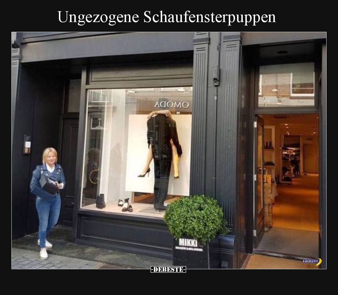 Ungezogene Schaufensterpuppen