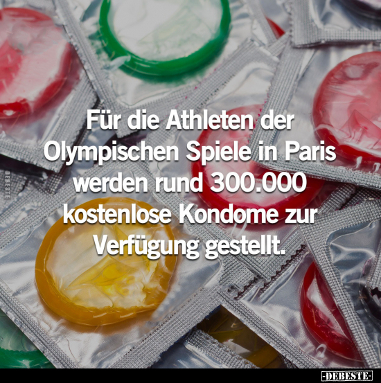 Für die Athleten der Olympischen Spiele in Paris werden.. - Lustige Bilder | DEBESTE.de