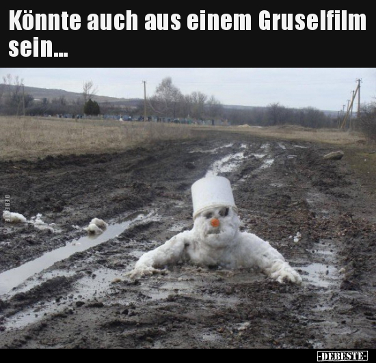 Könnte auch aus einem Gruselfilm sein...