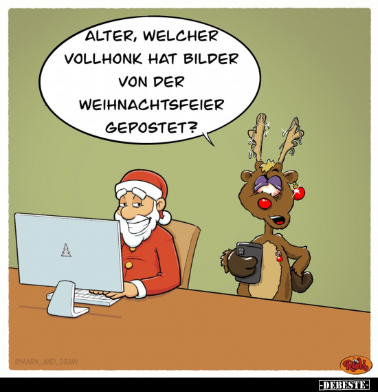 Alter, welcher Vollhonk hat Bilder von der Weihnachtsfeier gepostet?.. - Lustige Bilder | DEBESTE.de