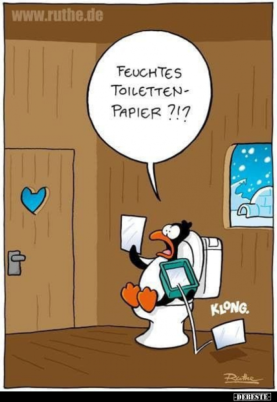 Feuchtes Tollettenpapier ?!.. - Lustige Bilder | DEBESTE.de