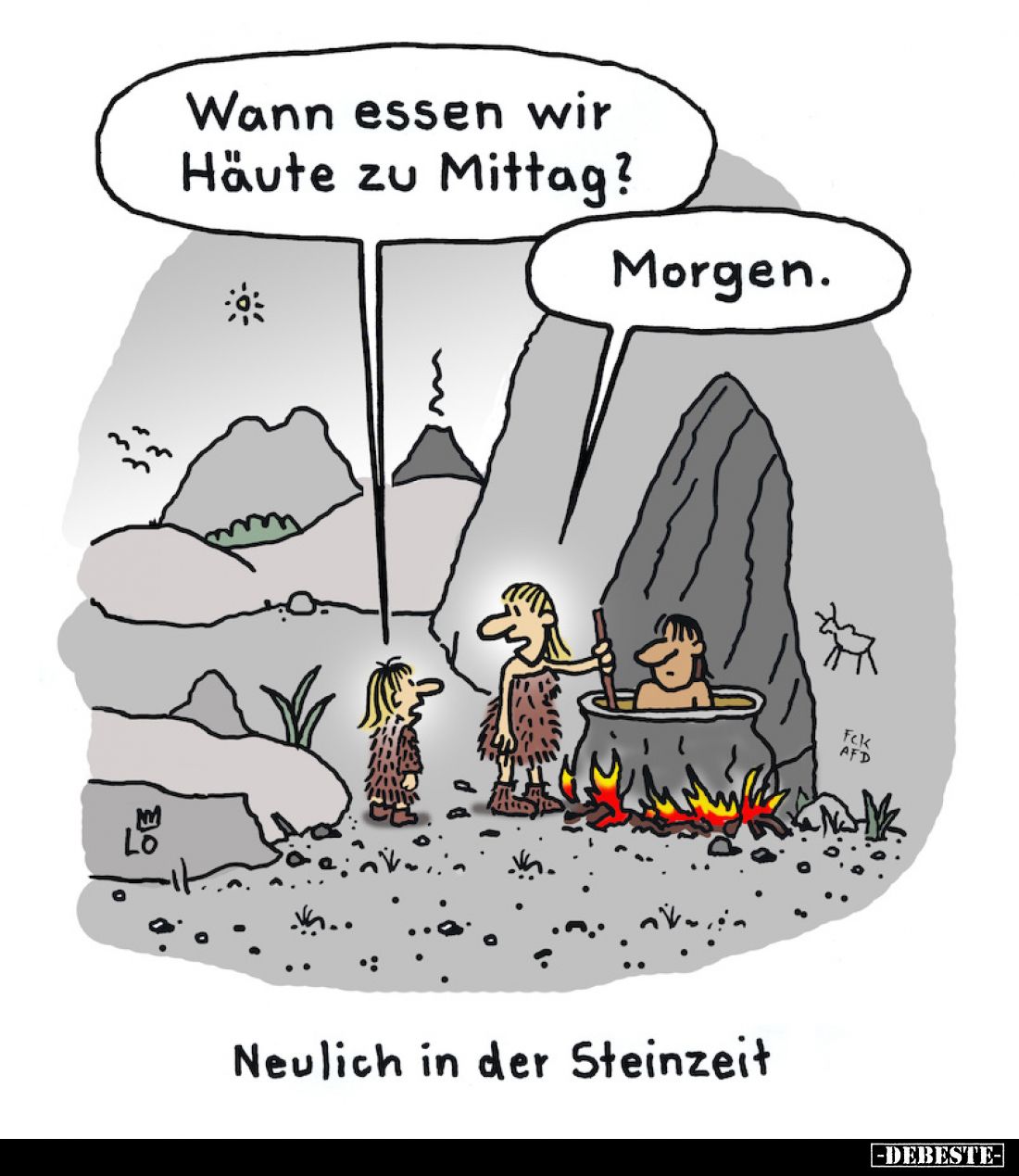 Neulich in der Steinzeit... - Lustige Bilder | DEBESTE.de